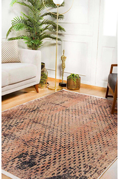halinet Halı.Net Mink Modern Washable Non-Slip Living Room Carpet Haln-Hln1214