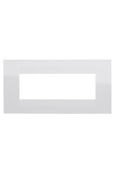 Gewiss Rama ornament 6module GEO Chorus Alb lucios - GW16406TB