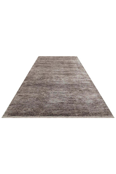 halinet Halı.Net Anthracite Modern Washable Non-Slip Living Room Carpet Eco-L...