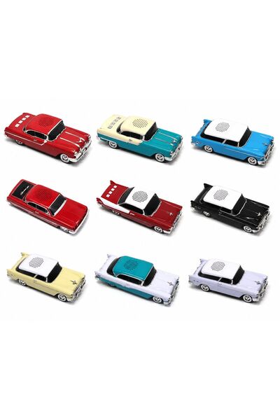 Tatlı Sebep Retro Klasik Araba Tasarımlı Bluetooth Hoparlör – Nostaljik Dekor...