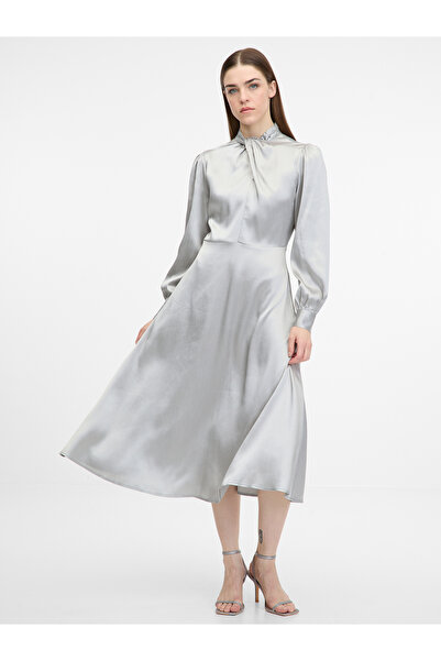 ORSAY Silver midi dress
