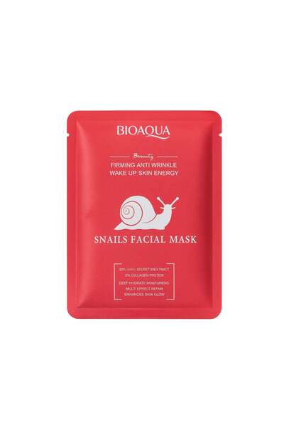 Bioaqua Facial Mask with Snail Extract and Collagen, Moisturizing, Anti-Wrink...
