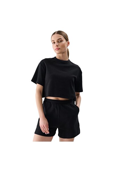 4F Tricou de damă cu mânecă scurtă M
