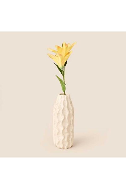 Evidea Deco Zambak Yapay Dal Çiçek - Sarı - 61 cm