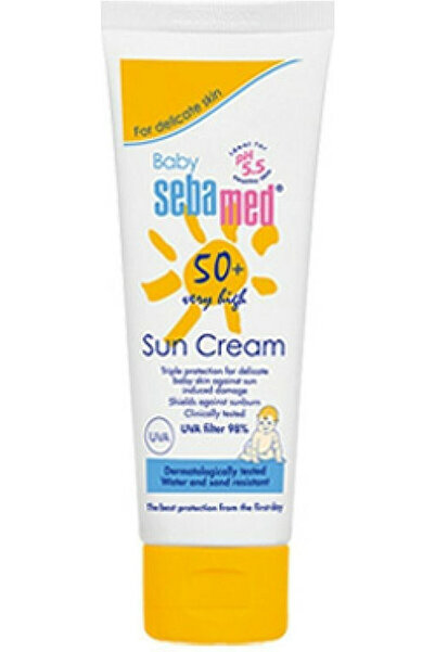 Sebamed Βρεφική Αντηλιακή Λοσιόν SPF 50 Αδιάβροχη για Πρόσωπο & Σώμα 75 ml