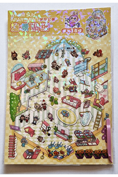 Bıcırık Yayınları Cımbızlı 3D Sök Yapıştır Yerleştir Sticker Book Bul Buluştu...