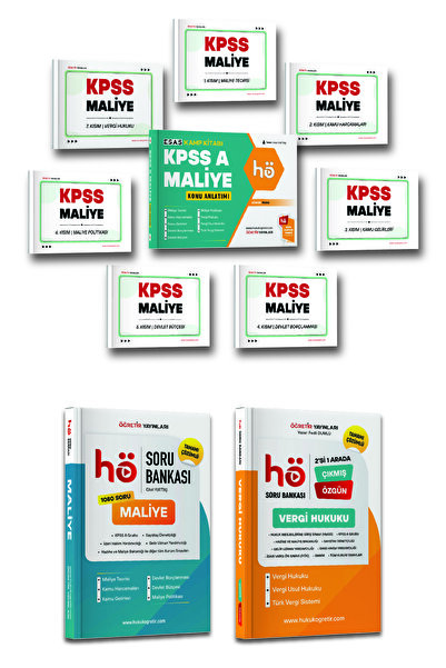 hukuk öğretir KPSS A Maliye Kamp Kitabı + Soru Bankası