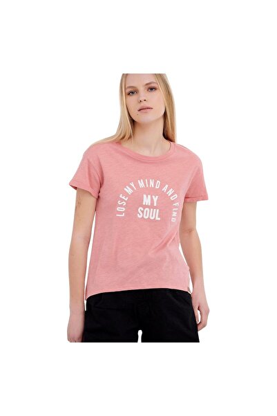 Funky Buddha Femei& # Tricou cu mânecă scurtă x27;s XS