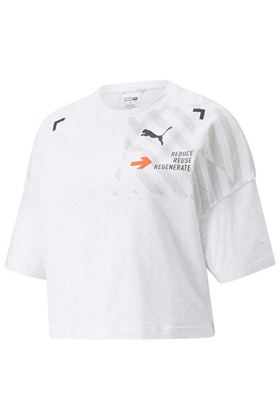 Puma Women's Short-Sleeve Oversized Tee S