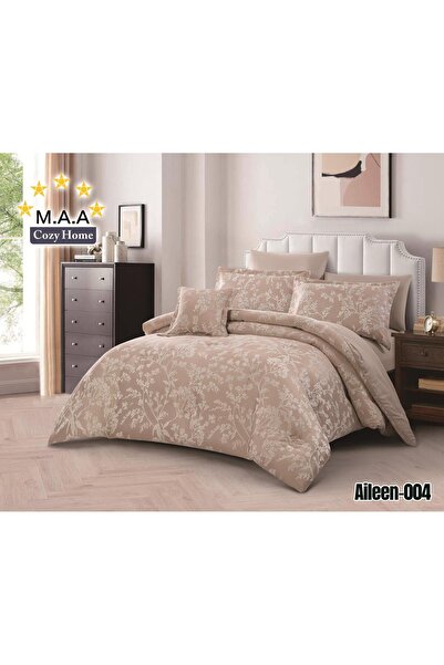 M.A.A Cozyhome Double Bedspread Jacquard Patterned Sakura 240*260 - 7 Piece S...