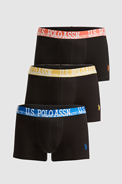 U.S. Polo Assn. Lenjerie intimă neagră pentru bărbați, model 50326503-VR046