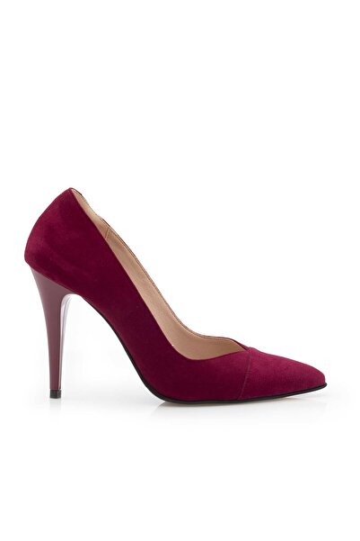 UrbanShoes Women's stiletto shoes made of Genuine Leather - 32175 Burgundy ve...