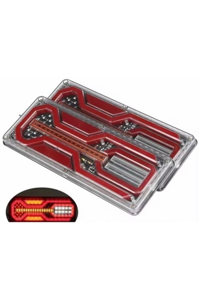 Led Light Alex Set de 2 lămpi LED cu semnalizare dinamică pentru camion/remor...