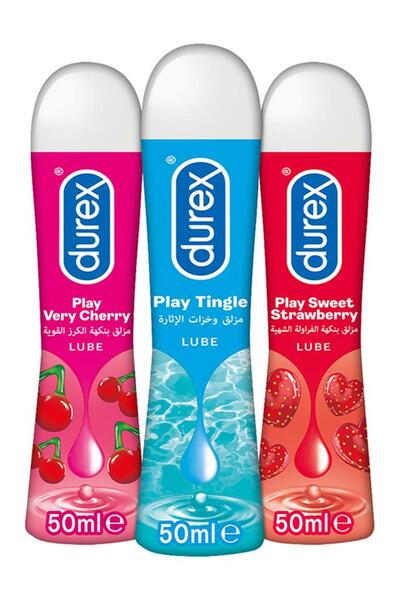 Durex Play ديوركس لوبي ملتي باك بلاي تينجل مع جل الكرز الجريء والفراولة الحلو...