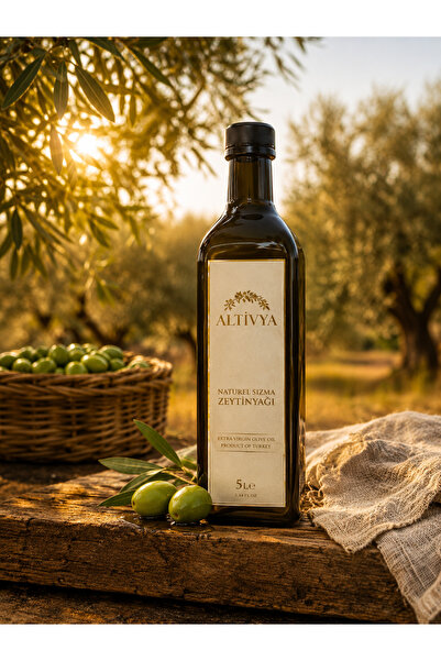Altivya Naturel Sızma Zetinyağı 1L Cam Şişe