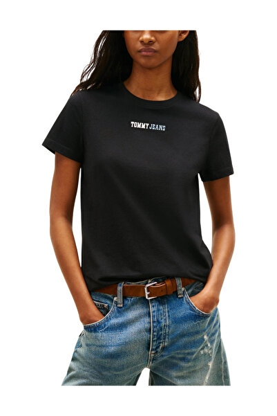 Tommy Hilfiger Γυναικείο T-shirt Μαύρο Tommy Jeans DW0DW22277-BDS