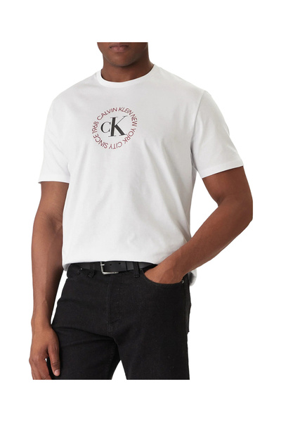 Calvin Klein Ανδρικό T-shirt Λευκό LV14RE816G-YAA
