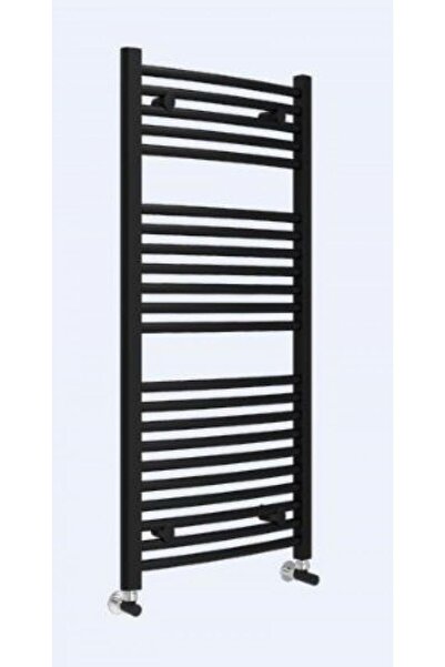 ROMSTAL Towel rail bathroom radiator, matte black, steel, straight, Vision, 5...