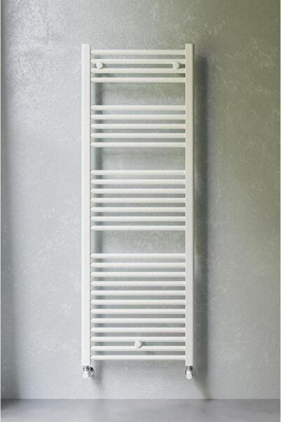 Lazzarini Radiator de baie (încălzitor de prosoape), alb, oțel, drept, Lazzar...