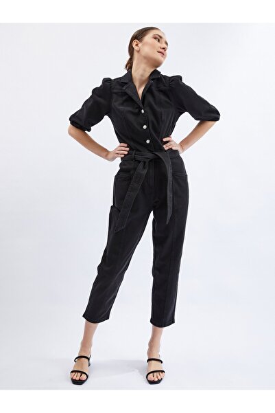 ORSAY Black women's denim jumpsuit