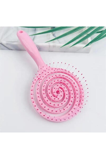 3B Trend 2 Piece Hair Detangling Brush with Knobs - Candy Pink
