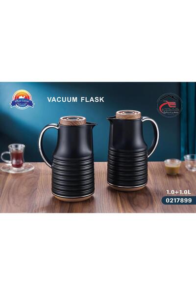 royal_camel Trams Tea and Coffee Set from the Legend, Wooden, 1+1L