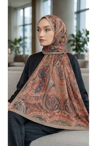 Big ModaEbrar Desenli Soft Şal - 103