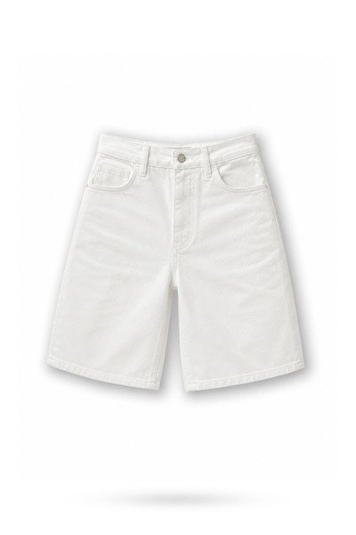 5in1Canpolat Ecru Canvas Luxe Shorts