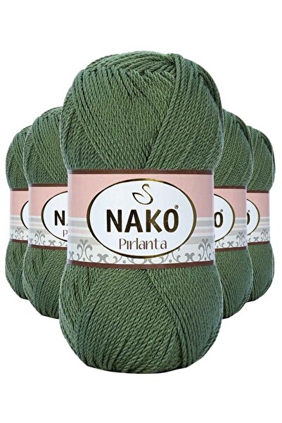 atastore2017 5 Pieces Diamond Amigurumi Hand Knitting Yarn Wool Khaki Green 1...