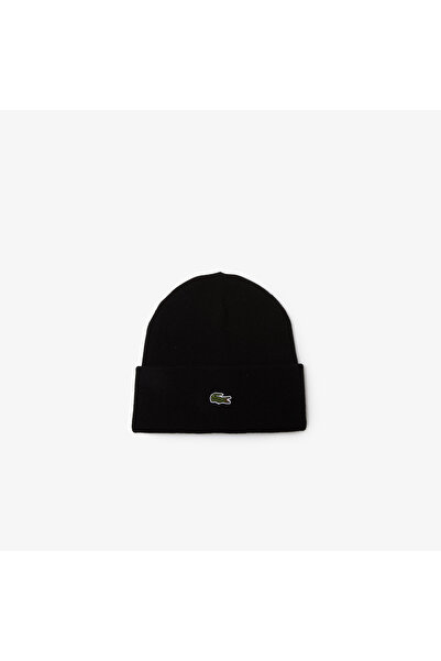 Lacoste Unisex Siyah Yün Bere