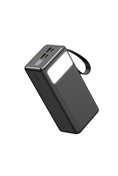Polosmart PSM149 Taşınabilir 65W PD Çıkışlı Dijital Göstergeli 40.000 mAh Pow...