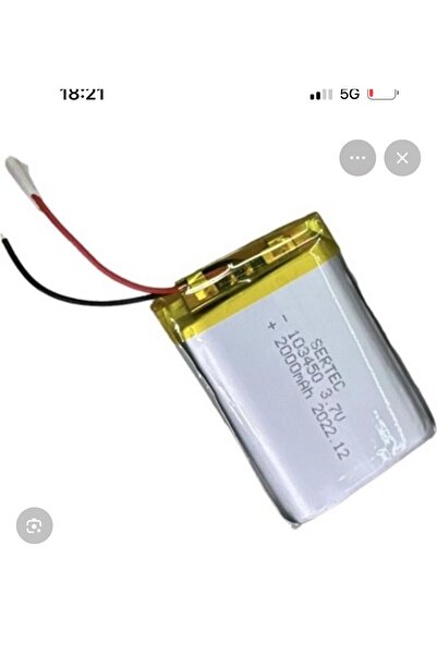 instatech Lityum Pil 103450 3.7V 2000 mAh Batarya Bluetooth Kulaklık Barkod C...