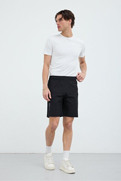 Shooter Sportswear Black Men's Premium Slim Shorts