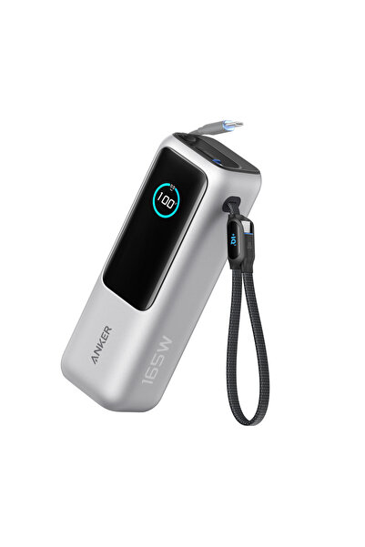 Anker Zolo 25.000 mAh Power Bank, 165W, Taşınabilir Şarj Cihazı, Siyah - A1695