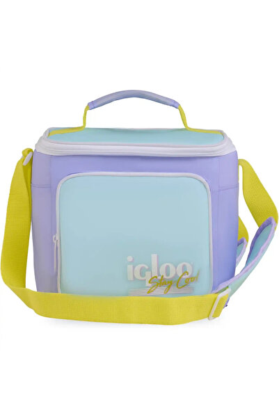 IGLOO Geantă frigorifică retro, IGLOO, 6,6 litri, liliac/albastru