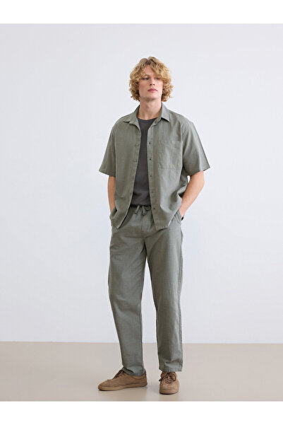 LC Waikiki Relaxed Fit Linen-Look Men's Trousers