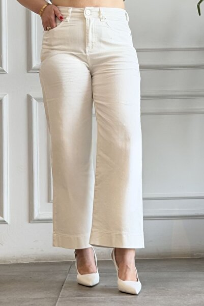 yb yağmur butik Loose Leg Cropped Jeans