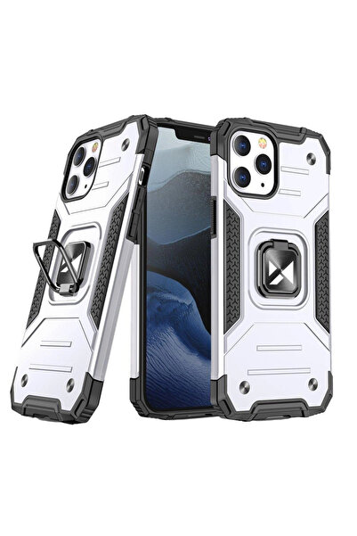 WOZINSKY Inel Armură robust, husă hibridă + suport magnetic pentru iPhone 13 ...