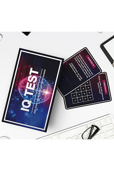 Gift Republic Set de cartonașe - Test IQ