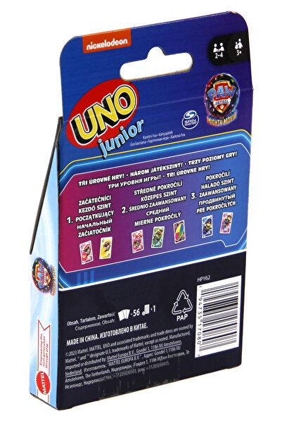 Mattel Games Uno Junior Paw Patrol