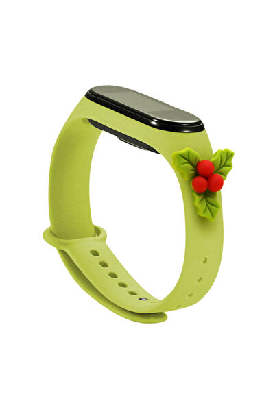 Hurtel Brățară de Crăciun pentru Xiaomi Mi Band 4 / Mi Band 3, curea din sili...
