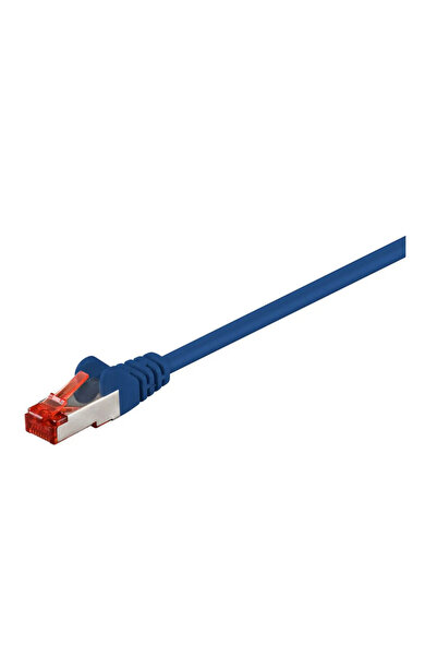 MicroConnect F/UTP CAT6 0.5m Albastru Ecran exterior din PVC: Ecranare cu fol...