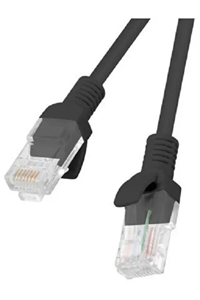 Lanberg Cablu patch UTP cat.5e 1,5m negru pachet de 10