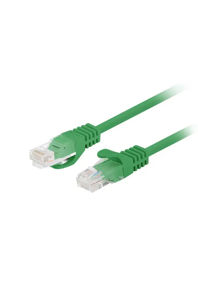Lanberg Cablu patch Cat.5e UTP 3m verde, testat Fluke, pachet de 10 bucăți
