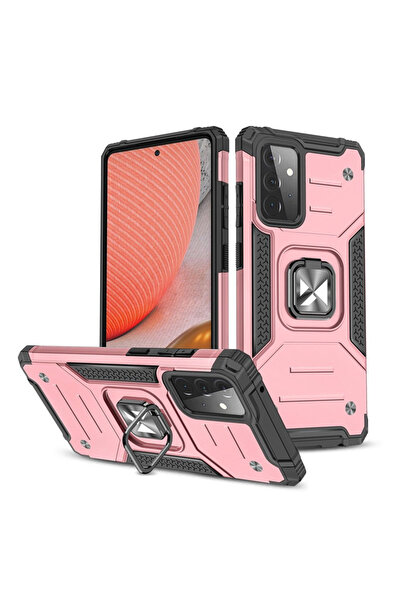 WOZINSKY Inel Armură robust hibrid + Suport magnetic pentru Samsung Galaxy A7...