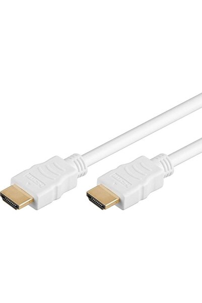 PremiumCord Cablu HDMI - HDMI 2m alb (kphdme2w)