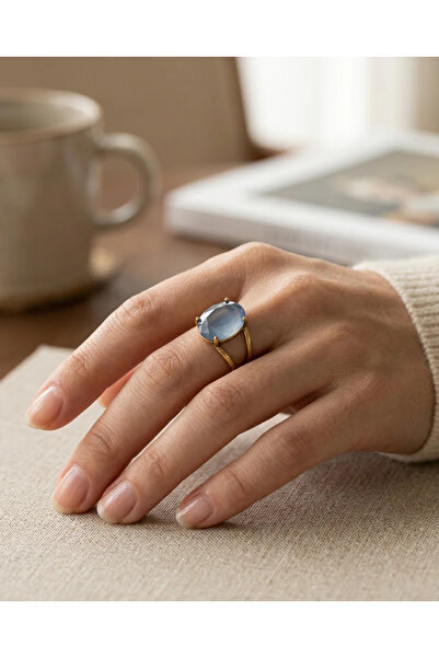 Dorvina Bronze Vintage Women's Ring Authentic Copper Jewelry White Cat's Eye ...