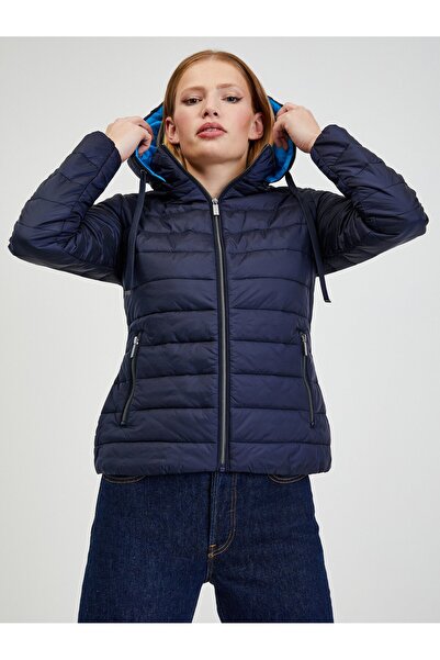 ORSAY Dark blue women's winter puffer jacket