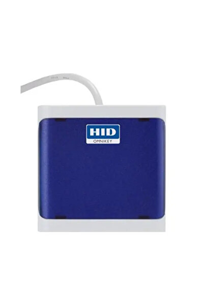 Omnikey Cititor USB 5022 CL (Albastru închis) Citește carduri inteligente de ...