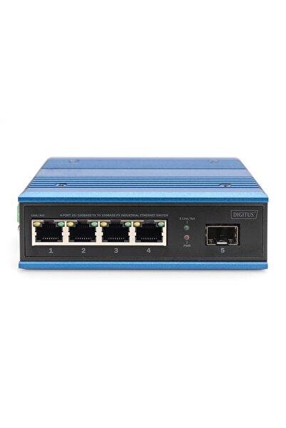 Digitus Βιομηχανικός Διακόπτης Ethernet - 5 Θύρες - 4x Base-Tx (10/100) - 1x ...